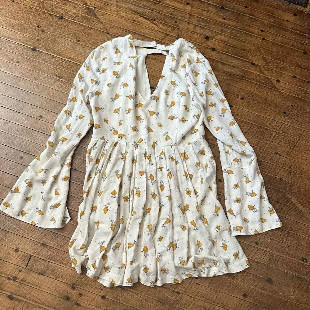 Revolve Free People Teagan floral boho fit & flare dress